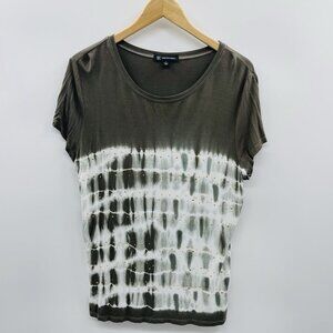 INC International Concepts Womens Large Tie Dye Studded Short Sleeve T-shirt 934